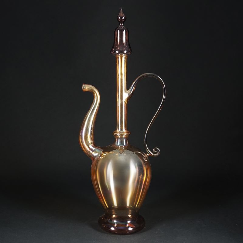 Versatoio in vetro soffiato fumé