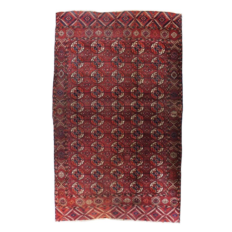 Tappeto Bukhara Tekke, cm 314x226, fine XIX secolo