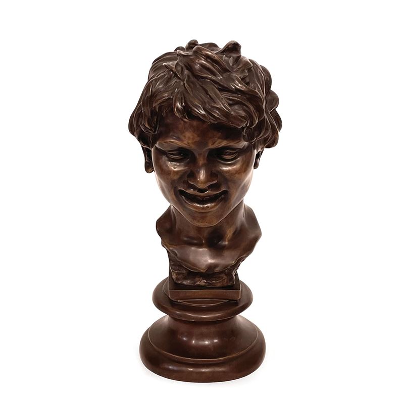 Gemito, Testa di scugnizzo in bronzo patinato