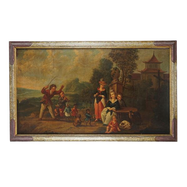 Le scimmie ammaestrate, XVIII secolo