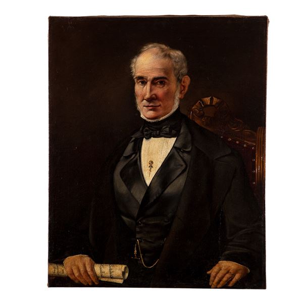 Ritratto di notabile, XIX secolo