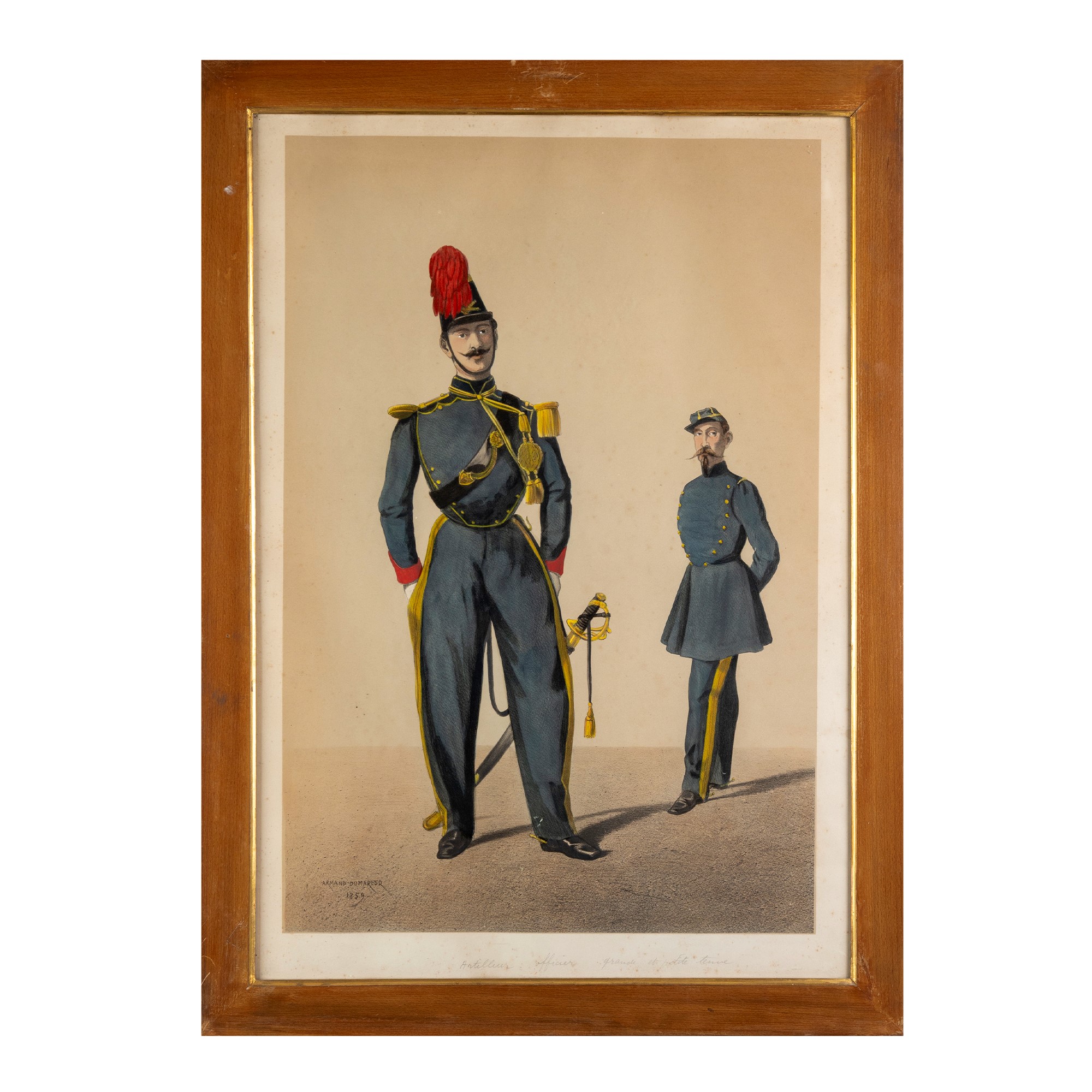 Coppia di incisioni con con figura femminile