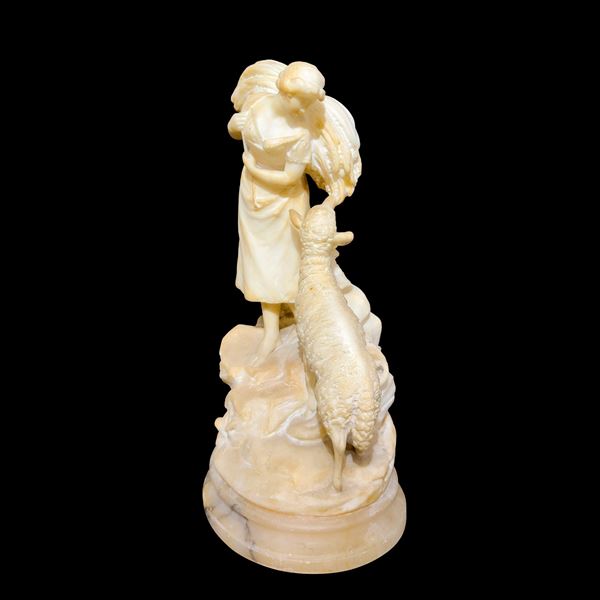 Allegoria dell'Estate in alabastro, inizi del XX secolo