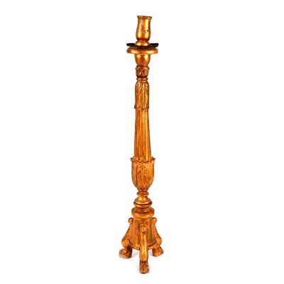 Torciere in Legno Dorato, XIX Secolo