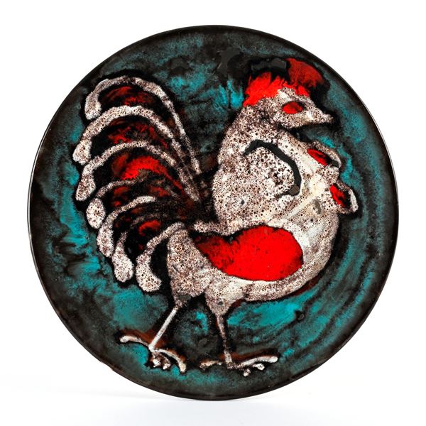 Piatto in terracotta, S. Rocco, Rapallo