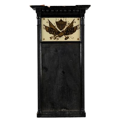 Specchiera con Cornice in Legno Ebanizzato, XIX Secolo