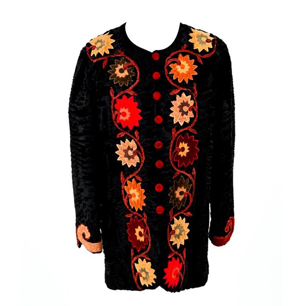 Giacca di breitschwanz nero