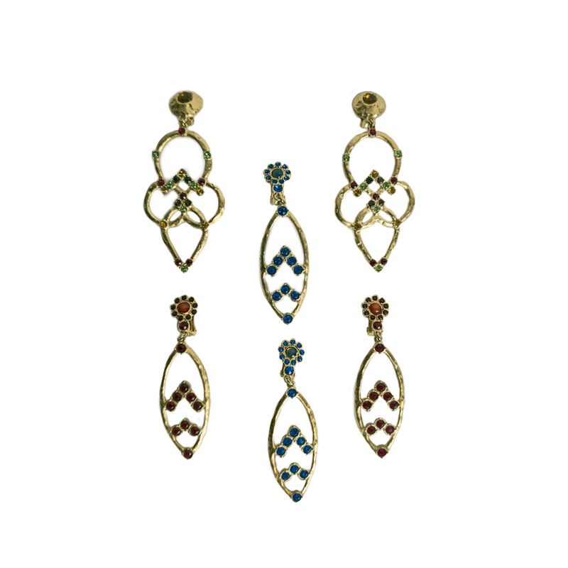 Tre paia di orecchini