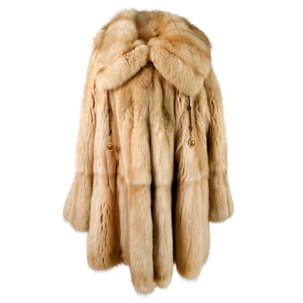 Giacca 9/10 di martora russa con colore ottenuto, Aniello De Santis