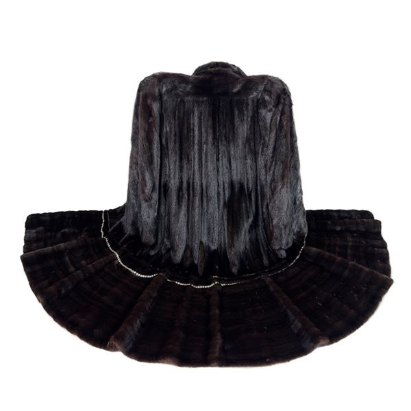 Cappotto di visone blackglama naturale