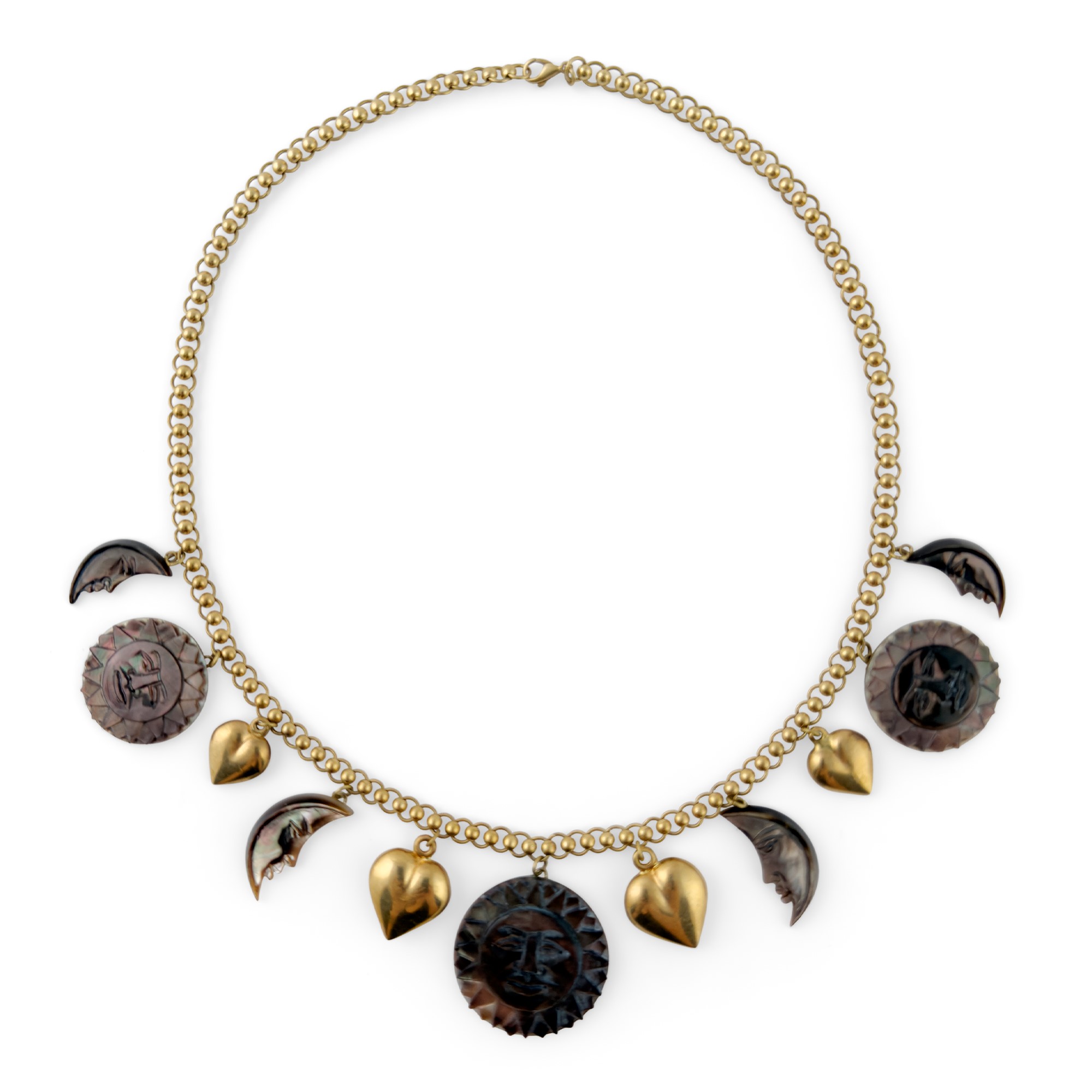 Demi-parure con Madreperla e Perle di Fiume