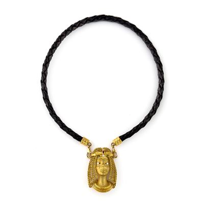 Collier con Pendente a Testa di Cleopatra