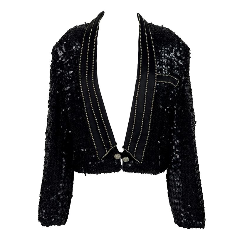 Bolero in Tessuto Nero