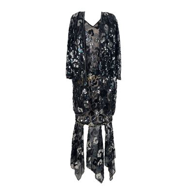 Tailleur in Tulle Nero