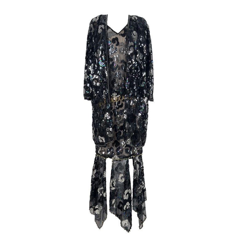 Tailleur in Tulle Nero