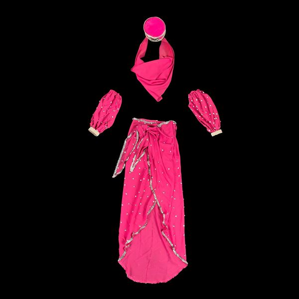 Gonna, manicotti e copricapo da odalisca di scena (Bennet)