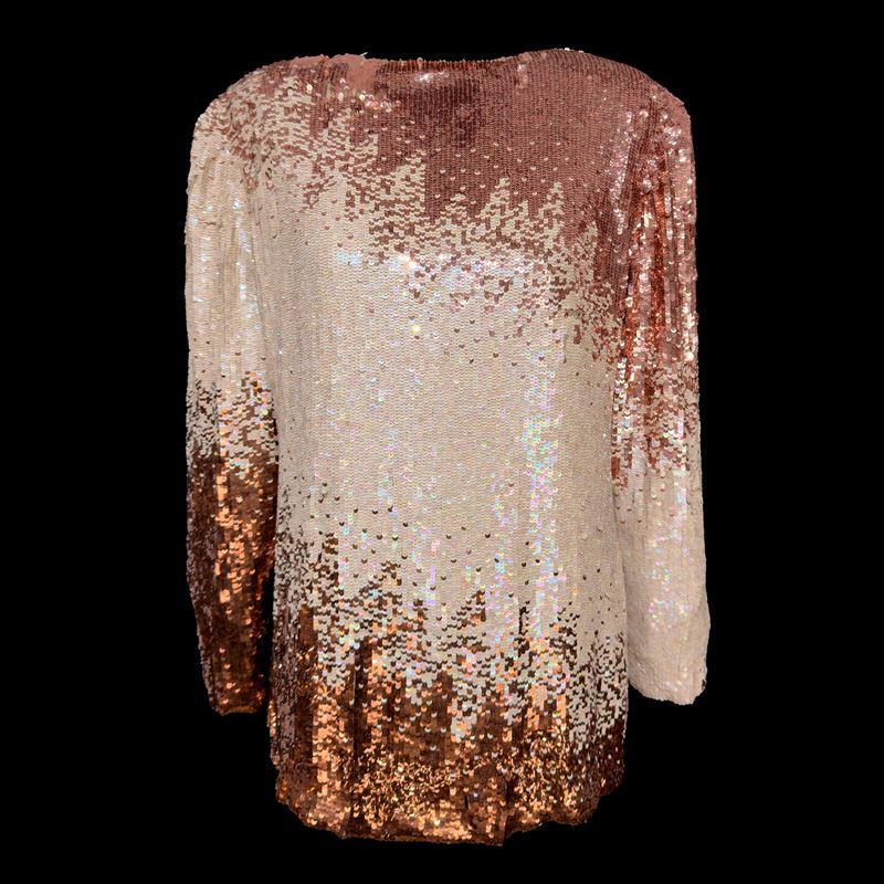 Giacca di seta beige