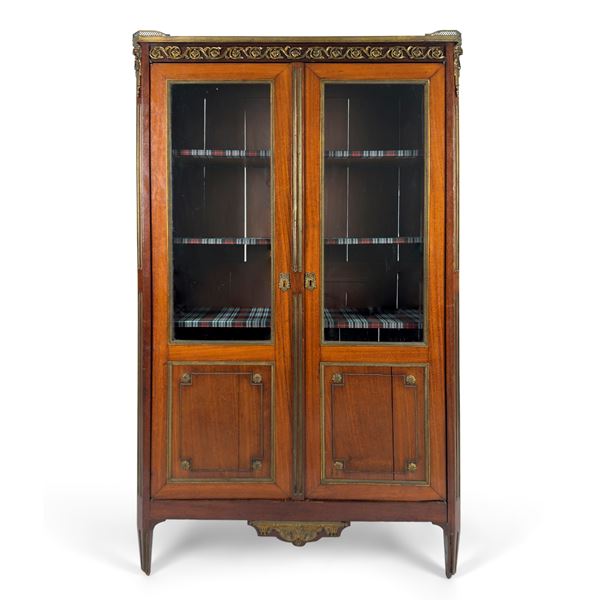 Mobile vetrina in bois de rose, Francia, XIX secolo