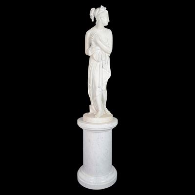 Venus Italica in Marmo Bianco Statuario, XIX Secolo