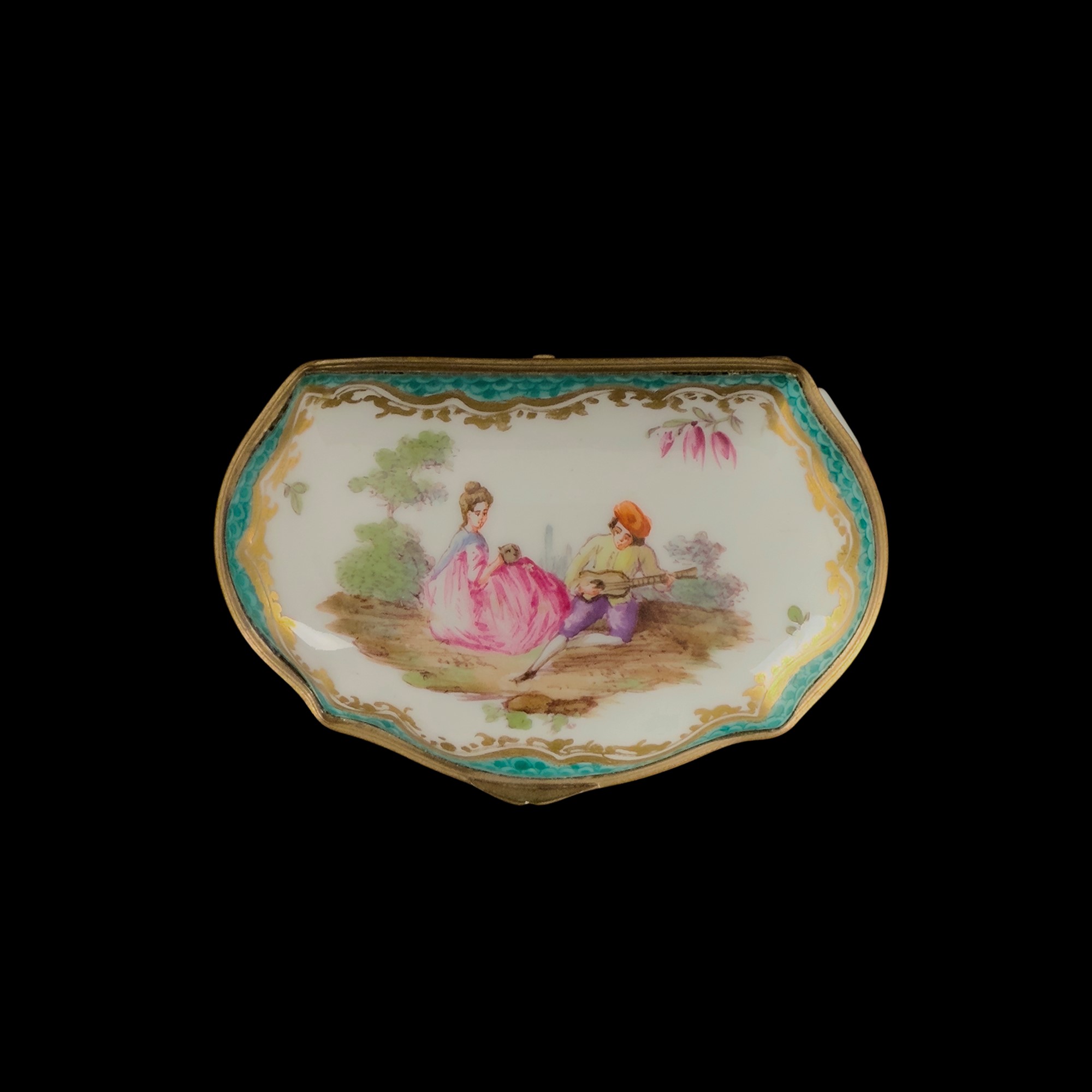 Tabacchiera in Porcellana, XIX Secolo