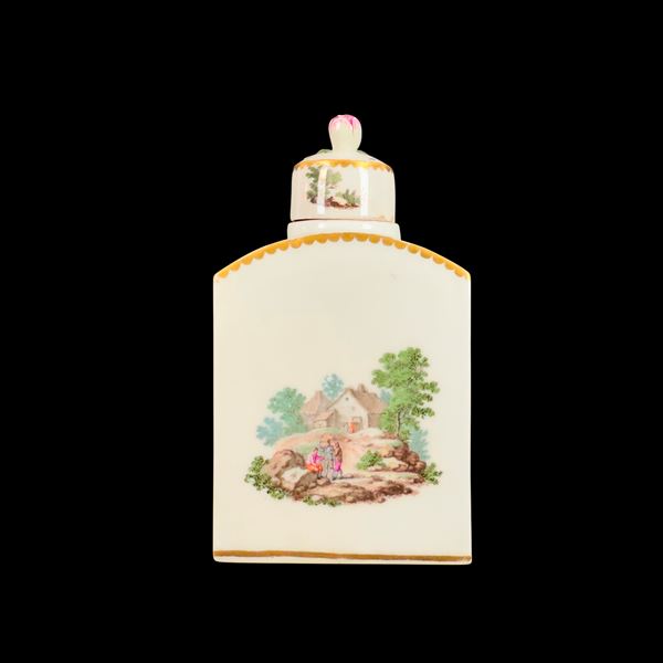 Porta tè in porcellana, Zurigo, 1770 circa