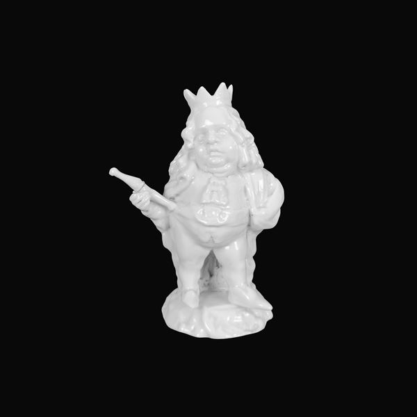 Scultura in porcellana bianca, XVIII secolo