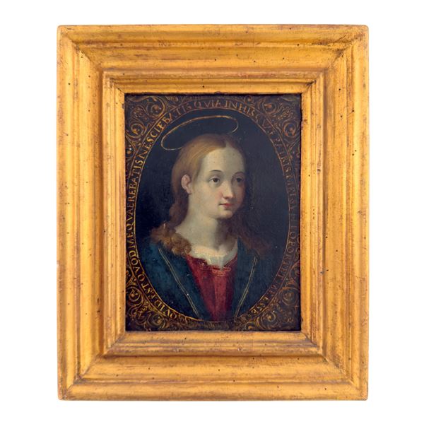 Hendrick de Clerck (cerchia), Busto di Gesù  (Bruxelles 1570 - 1630)  - Asta L'eternità è il mare mischiato con il sole - Bolli & Romiti - Casa d'Aste in Roma