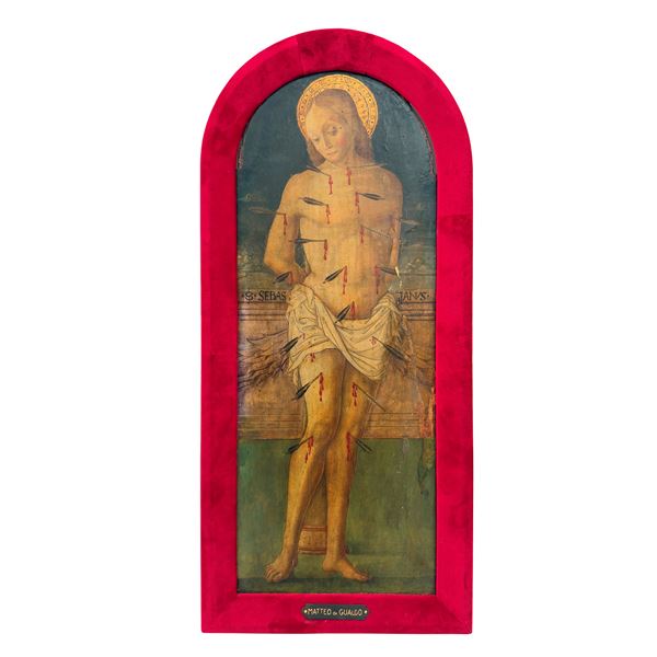 Matteo da Gualdo (attr.) - Matteo da Gualdo (attr.), San Sebastiano