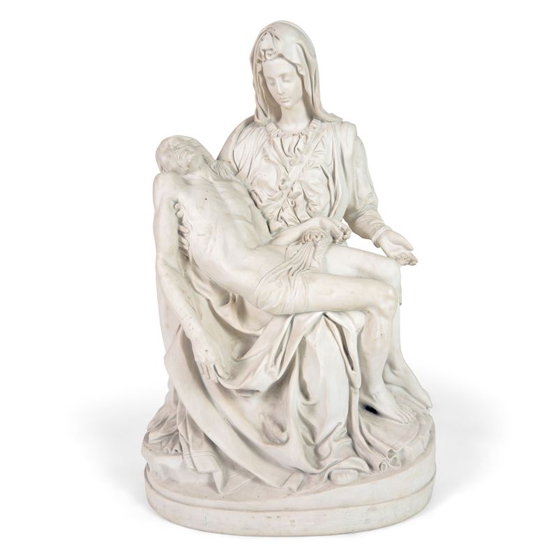 Lorenzo dal Torrione, la Pietà, Gruppo in Gesso