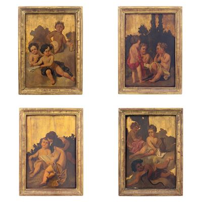 Allegorie con Putti, XIX Secolo
