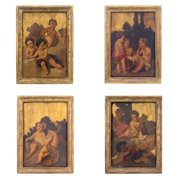 Allegorie con putti, XIX secolo