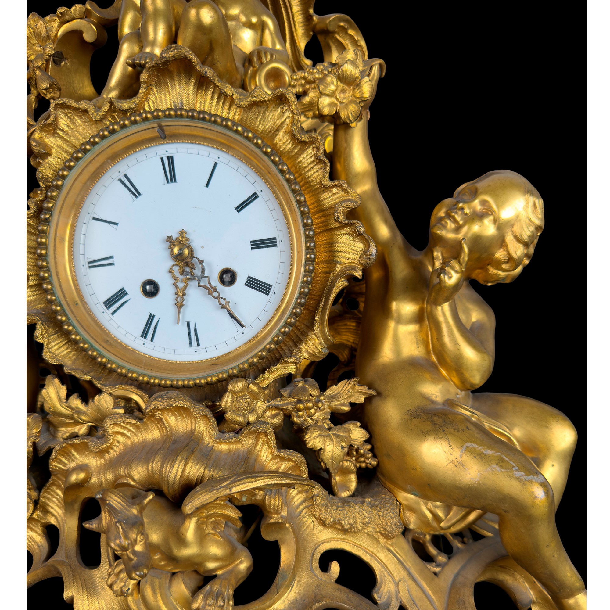 Pendola in Bronzo Dorato, XIX Secolo