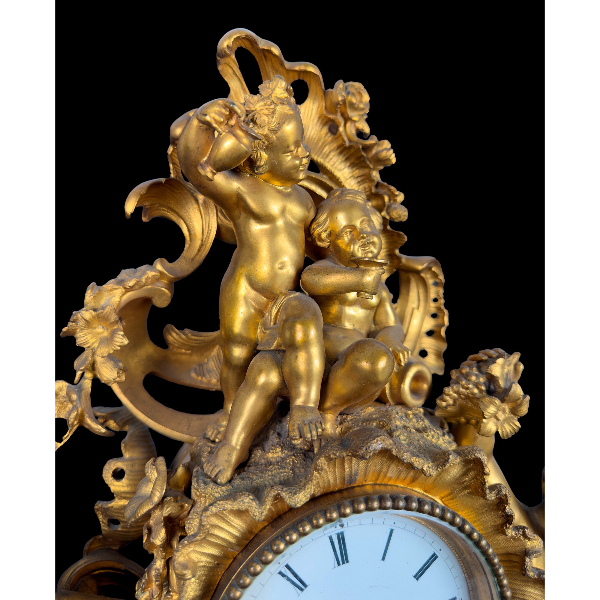 Pendola in Bronzo Dorato, XIX Secolo