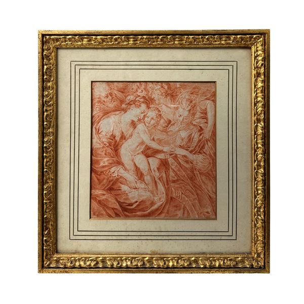 Matrimonio Mistico di Santa Caterina, XIX secolo  - Asta L'eternità è il mare mischiato con il sole - Bolli & Romiti - Casa d'Aste in Roma
