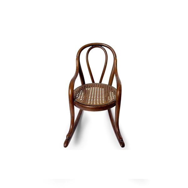 Modellino di sedia a dondolo nello stile di Thonet
