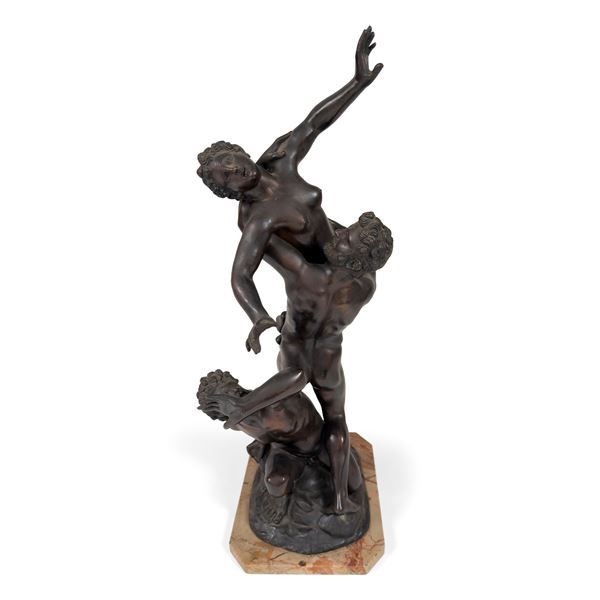 TOMMASO CAMPAIOLA : Tommaso Campaiola, Il Ratto delle Sabine  (Napoli 1880 - 1920)  - Asta L'eternità è il mare mischiato con il sole - Bolli & Romiti - Casa d'Aste in Roma