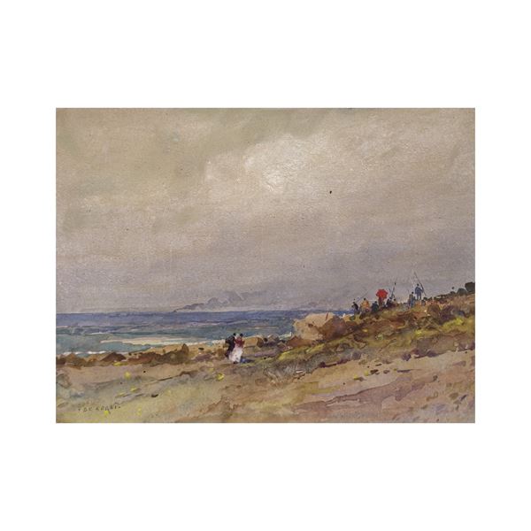 Nicolas De Corsi - Nicolas De Corsi, Sulla spiaggia