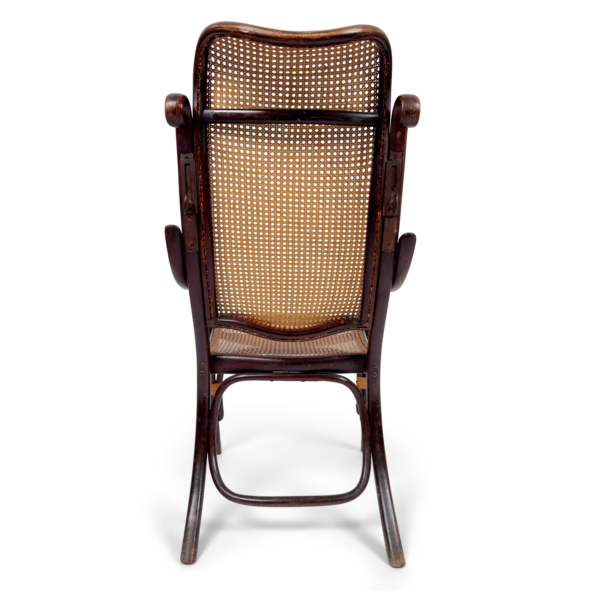 Poltrona da barbiere in faggio curvato a fuoco, Thonet, 1880 circa