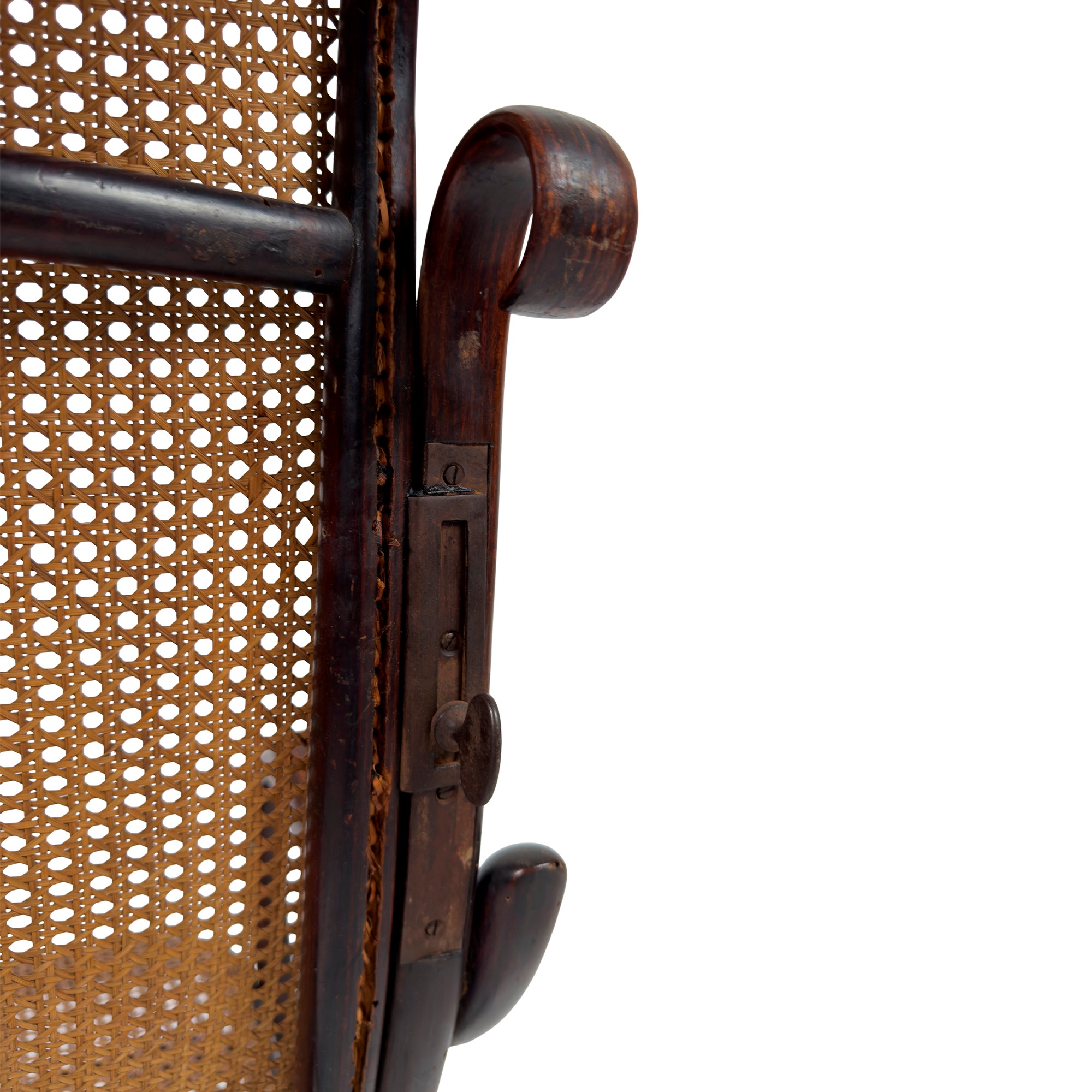 Poltrona da barbiere in faggio curvato a fuoco, Thonet, 1880 circa