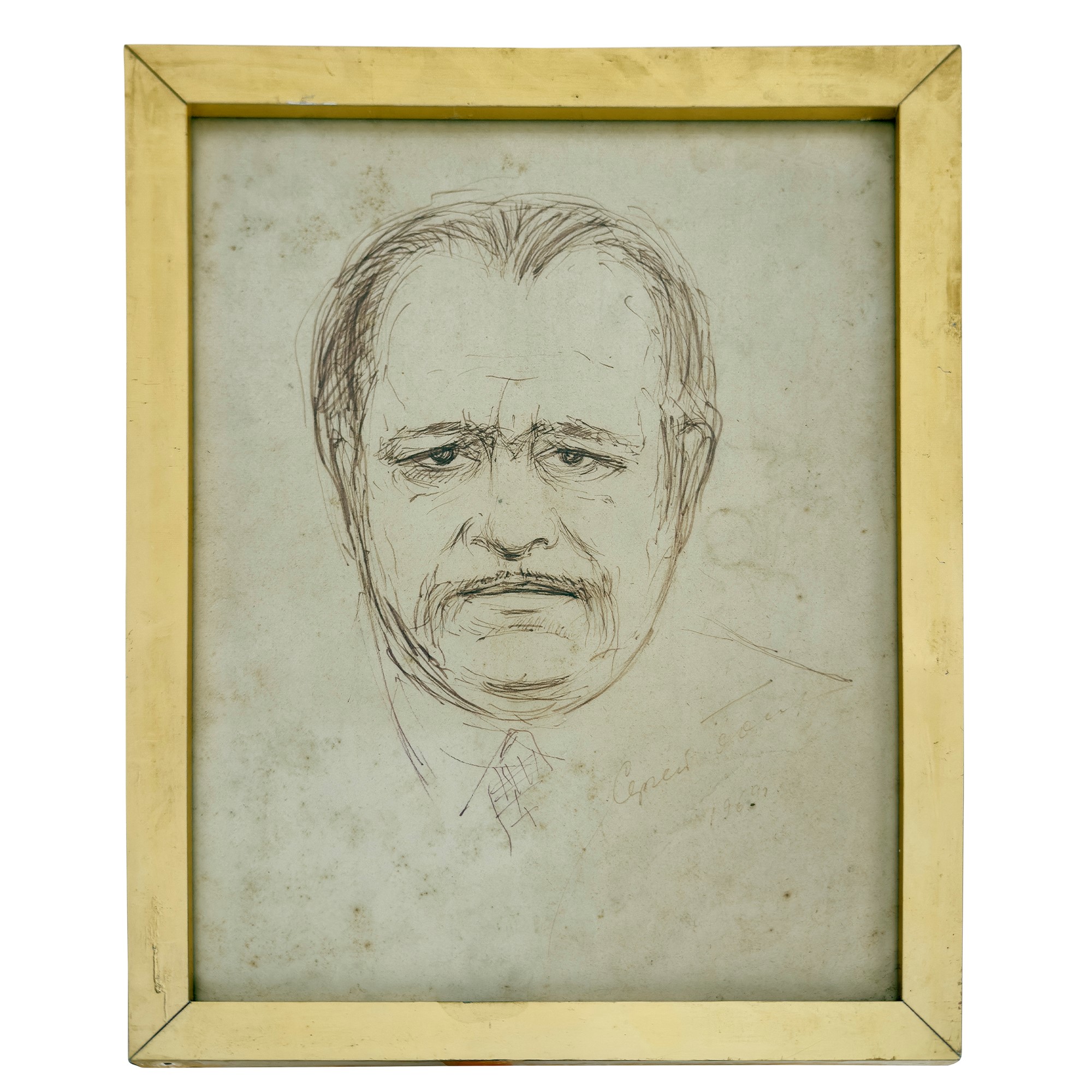 Due ritratti di Assen Peikov UNITI a tre fotografie