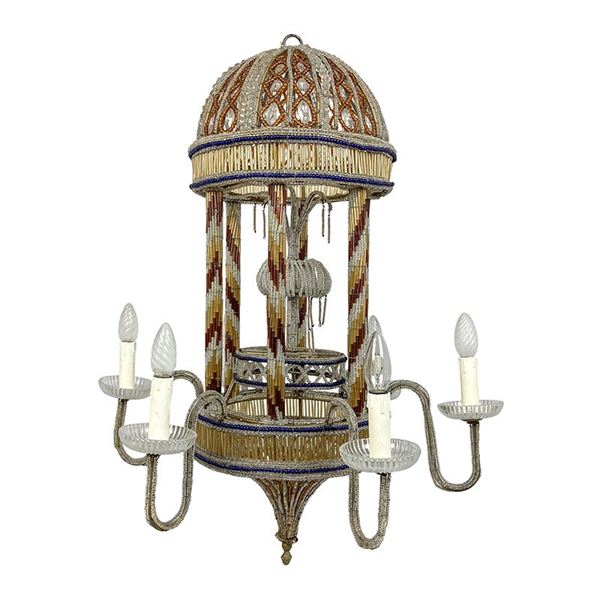 Originale lampadario a tempietto