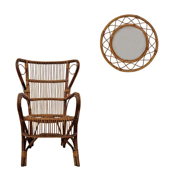 Poltrona in midollino