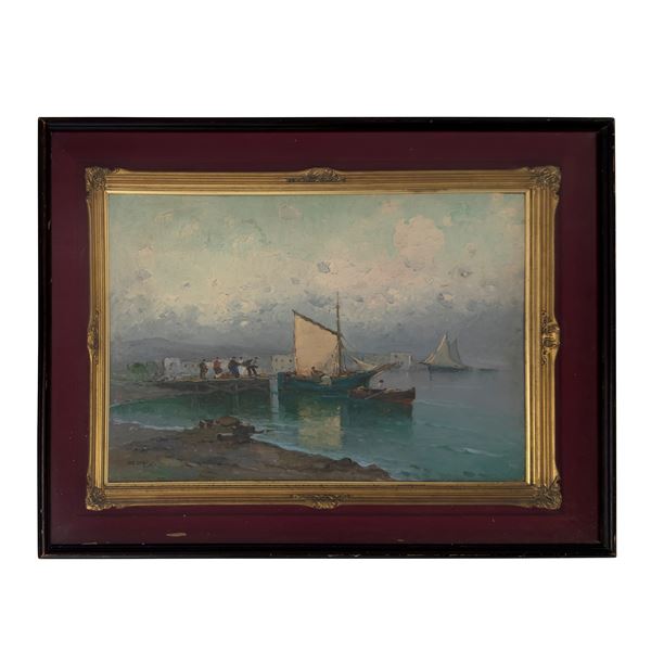 Nicolas De Corsi - Nicolas De Corsi, Marina con barche