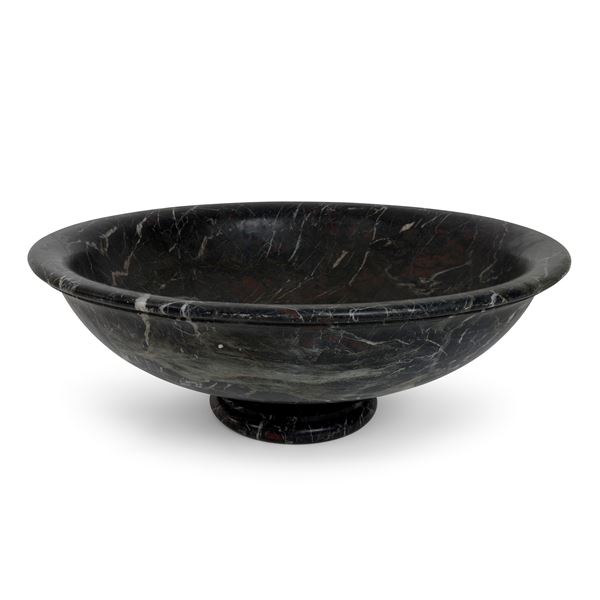 Grande vasca in marmo africano bigio