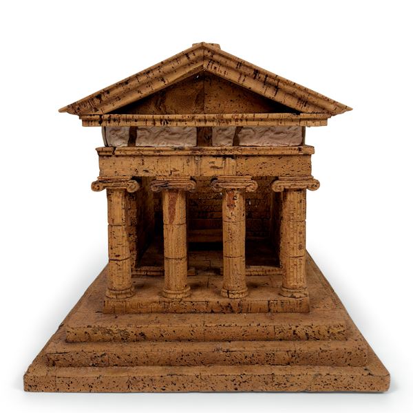 Maquette in sughero raffigurante il Tempio di Atena Nike 