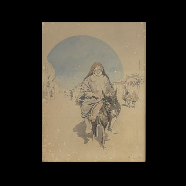 Alberto Pasini, Uomo su un mulo