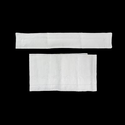 Set di Lenzuola Singole di Lino Bianco