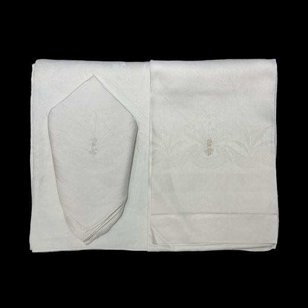 Tovaglia in lino di Fiandra