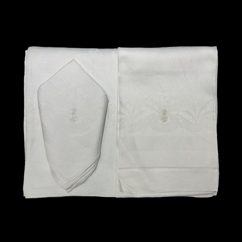 Tovaglia in lino di Fiandra