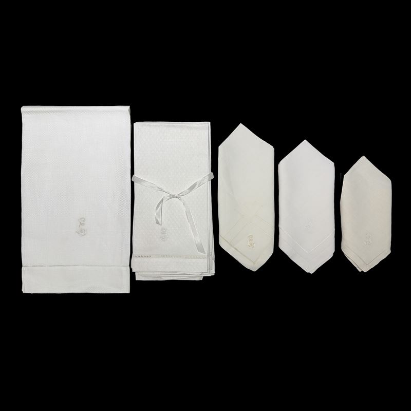 12 asciugamani di lino